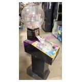 1X, 13"X22"X55", HOCKEY GUM BALL MACHINE *NOTES!
