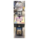 1X, 13"x 22"x 55" BOWLING GUM BALL MACHINE*NOTES