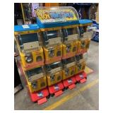 TOMY 8 BIN MACHINE, 51"X18"X58"H