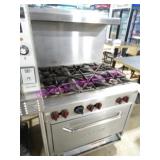 1X, 36"X33" VULCAN SX36 S/S 6 BURNER PORTA RANGE