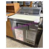 1X, TRUE TSSU-27 27" COLD PREP TABLE