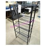 3X, 23.5"X12"X54"T 5 SHELF COATED WIRE RACK