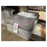 LOT, 26 PCS ASST ALUM BAKE TRAYS 18X26 22X16