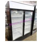1X, KOOL-IT KGM-50 2 GLASS DR PORTA POP COOLER