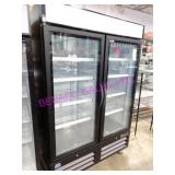 1X, 54"X81"T COLDZONE 31R54-G2S 2 GLASS DR COOLER