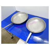LOT, 7PCS ASST SIZE S/S FRY PANS