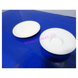 LOT, 60PCS ASST SIZE/STYLE SAUCERS