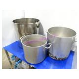 LOT, 3PCS ASST SIZE STOCK POTS