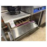 1X, 50" X 24" S/S TABLE W/ WIRE UNDERSHELF