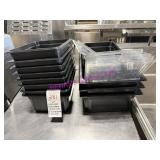 LOT, 13PCS ASST SIZE PLASTIC INSERTS