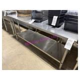 1X, 72" X 30" STAINLESS STEEL TABLE