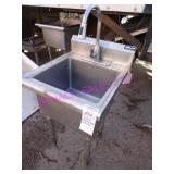 1X, 21.5"X24" STAINLESS STEEL 1 WELL SINK