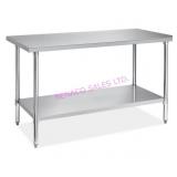 1X, 48" X 30" STAINLESS STEEL TABLE