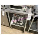 1X, 30" X 24" STAINLESS STEEL TABLE