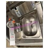 1X, STAINLESS STEEL HAND SINK