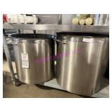 2X, LARGE STAINLESS STEEL POTS - NOTES