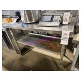 1X, 48" X 24" STAINLESS STEEL TABLE