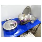 LOT, ASST PCS CHAFING DISH PARTS