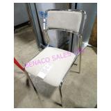 18X, CHROME FRAME FABRIC SEAT & BACK CHAIRS