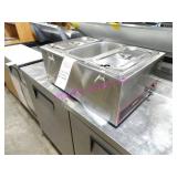 1X, WINCO FW-5500 S/S ELEC 1 WELL FOOD WARMER