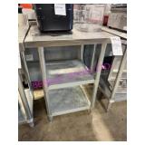1X, 24" X 24" S/S TABLE