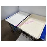 LOT, 5PCS FULL SIZE ASST DEPTH DOUGH TRAYS