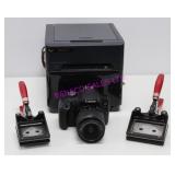 CANON T7 DSLR CAMERA W/ DNP DIGI PHOTO PRINT- NOTE