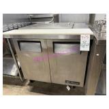 1X, TRUE TSSU--36 36" PORTA COLDD PREP TABLE