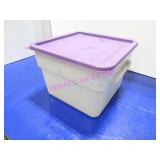 LOT, 4PC 12QT INGREDIENT MEASURE BINS W/ LIDS