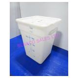 LOT, 5PC 22QT INGREDIENT MEASURE BIN W/ LIDS