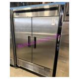 1X, EFI 54" S/S TWO DOOR COOLER