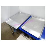 LOT, 11PCS ALUM BAKE TRAYS