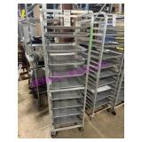 20 SLOT PORTA TRAY RACK WITH 10 FULL SIZE TRAYS