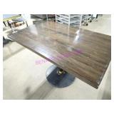 4X, 48"X30" ASST COLOR SOLID WOOD DINING TABLES