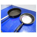 LOT, 8PCS ASST SIZE S/S FRY PANS