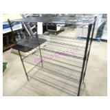 3X, 48"X24"X54"T 4 SHELF COATED WIRE RACK