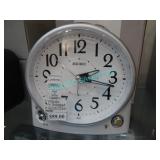 1X, SEIKO QHK053W ALARM CLOCK