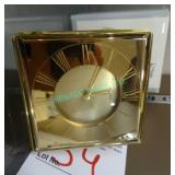 1X, SEIKO QHT009G BRASS ALARM CLOCK