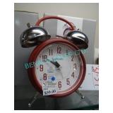 1X, SEIKO QHK051R RED ALARM CLOCK