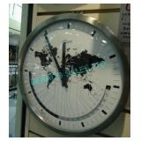 1X, HERMLE WORLD 30504 WALL CLOCK ($425.00 RETAIL)