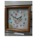 1X, TEMPO T945 WALL CLOCK (REAL FLOWERS)
