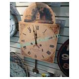 1X, EDWARD MESSER NEWMINISTER T-2182 WALL CLOCK