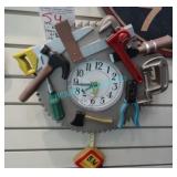 1X, ERGO QUARTZ  TOOL THEME 61250 WALL CLOCK