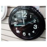 1X, SEIKO QXA721K, BLACK  WALL CLOCK