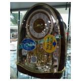 1X,RHYTHM CLARION TONE, SWAROVSKI CRYSTAL CLOCK