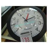 1X, DAYCLOCK  TIME/DAY WALL CLOCK