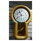 1X, HOWARD MILLER HANGING CLOCK