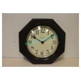 1X, WESTMINSTER WOOD OCTAGON WALL CLOCK, M.I.C.