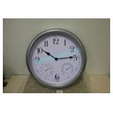 1X, ERGO BECKY 16"D THERMO+HYGRO-METERS + CLOCK