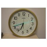 LOT, 2PCS, SEIKO WALL CLOCKS, QXA521K 11.5"D,
